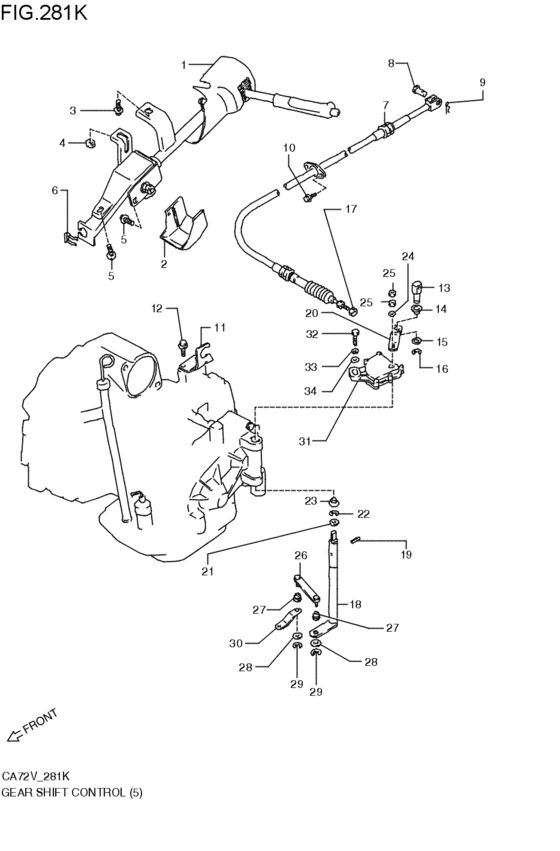 gearlever control