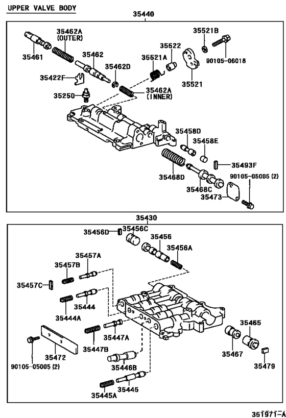 Valve Body & Oil Strainer (Atm)