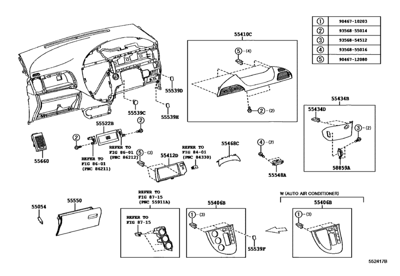 Instrument Panel & Glove Compartment
