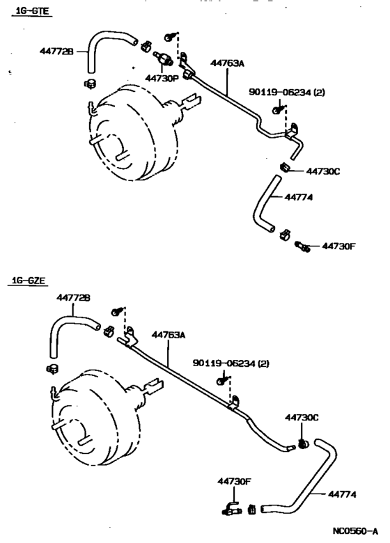 Brake Booster & Vacuum Tube