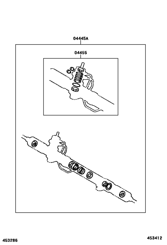 Front Steering Gear & Link