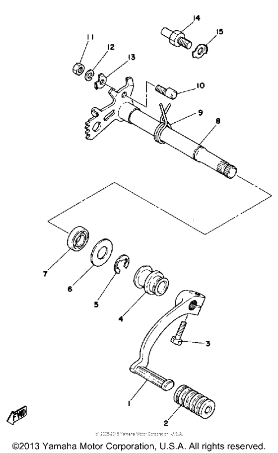 Shift shaft