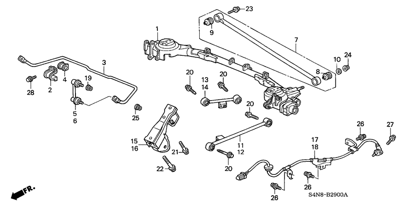 Rear stabilizer/ rear lower arm