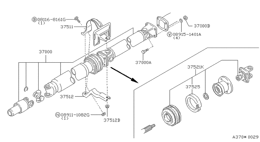 Propeller shaft