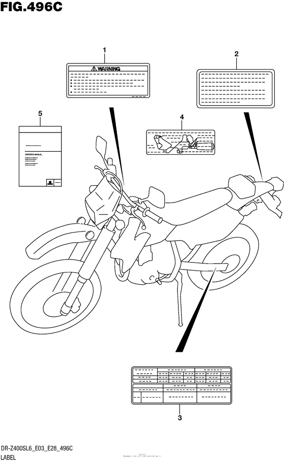 Label (Dr-Z400Sl6 E33)