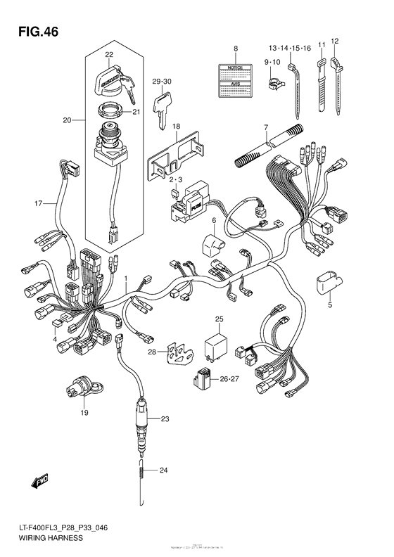 Wiring Harness (Lt-F400Fl3 P28)