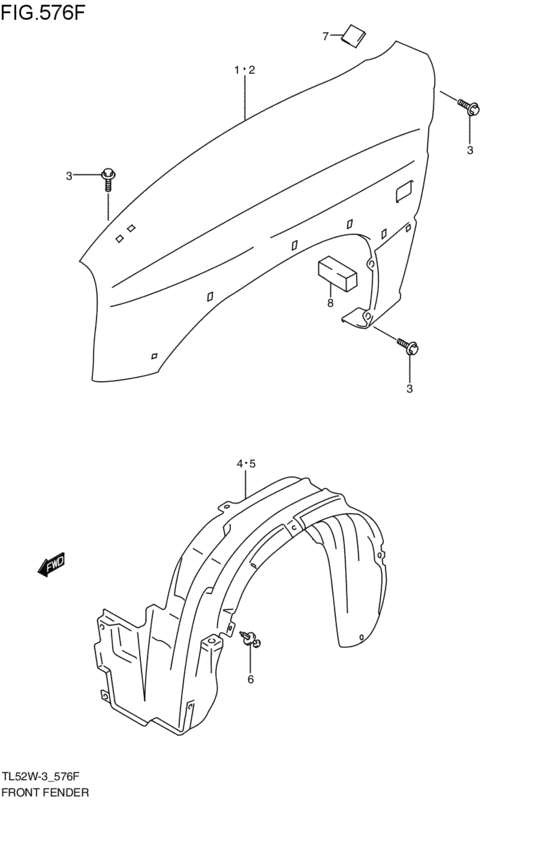 front fender