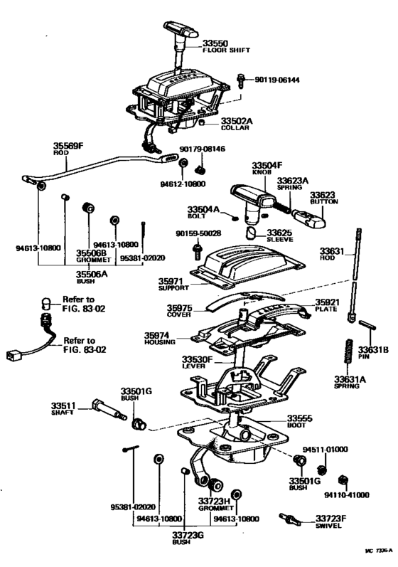 Shift Lever & Retainer