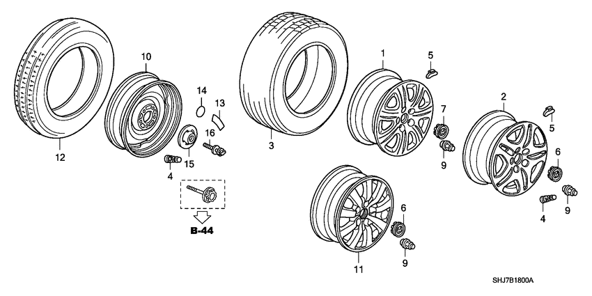 Tire/wheel disks