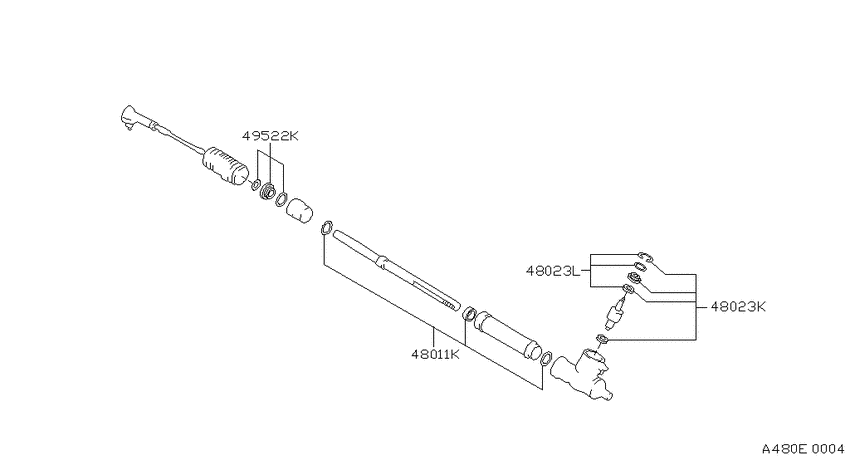 Manual steering gear