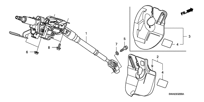 Steering column
