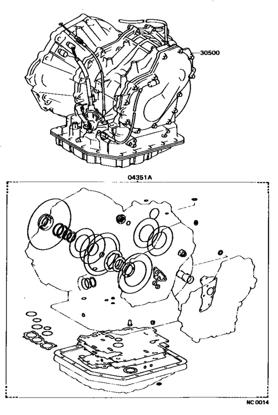 Transaxle Or Transmission Assy & Gasket Kit (Atm)