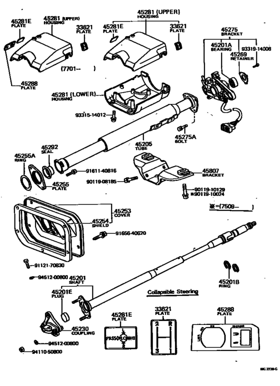 Steering Column & Shaft