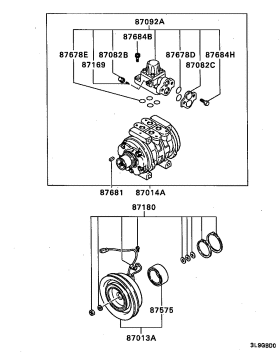 A/c cond, piping(auto,full:a)