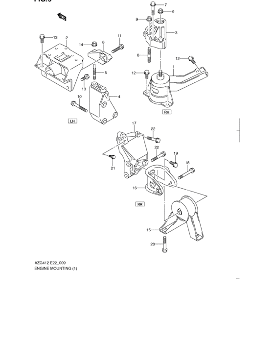 Engine mounting
