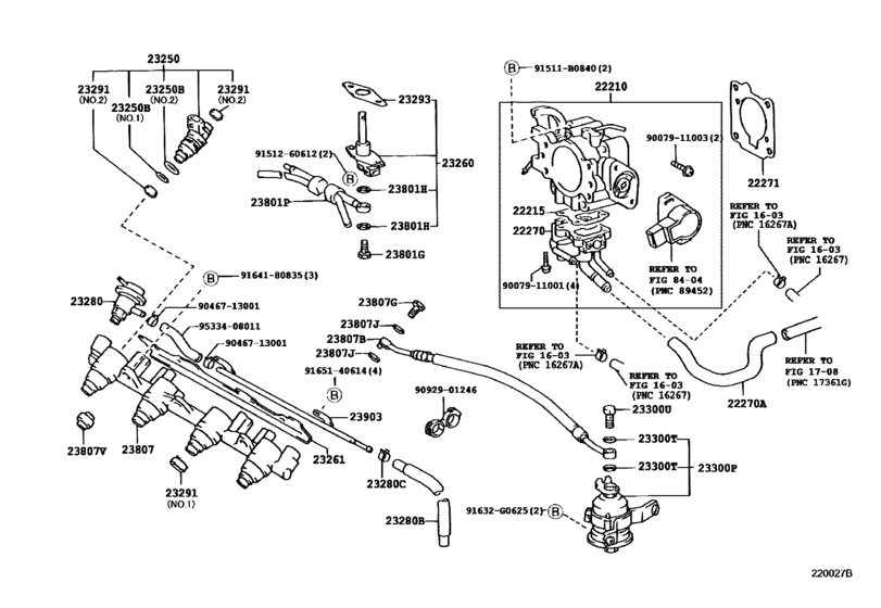 Fuel Injection System for 1994 - 1999 Toyota CELICA ST205 | Japan sales ...