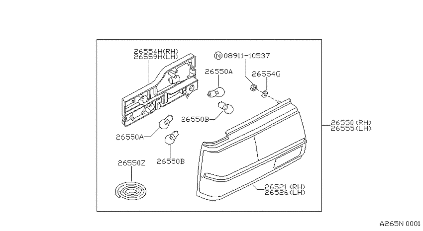 Rear combination lamp