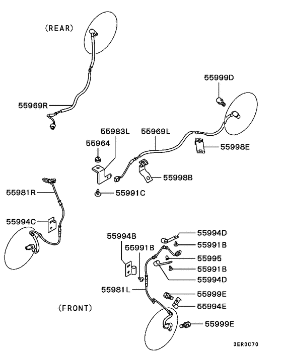 Anti-skid brake sensor