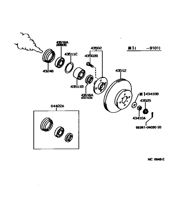 Front Axle Hub