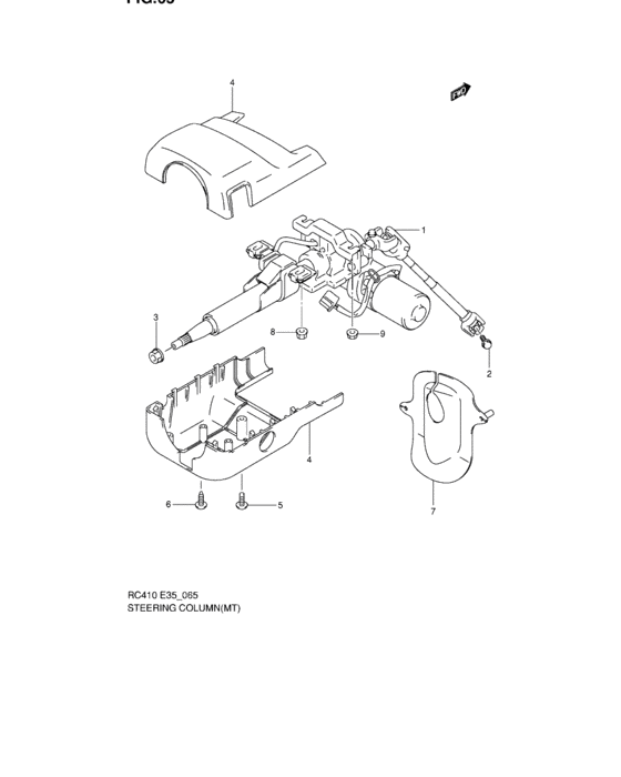 Steering column