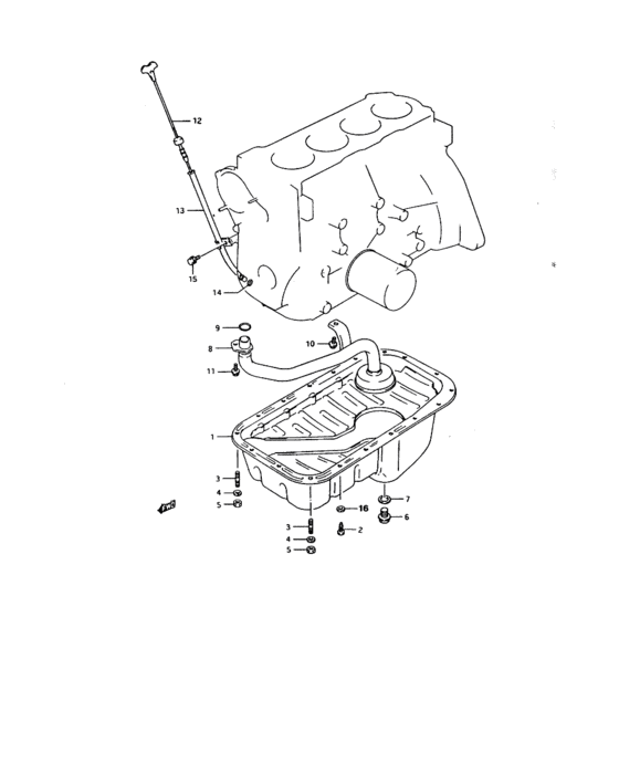 Oil case assy