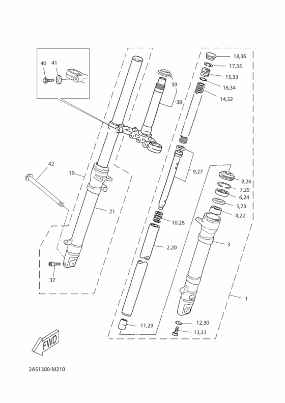 Front fork 2