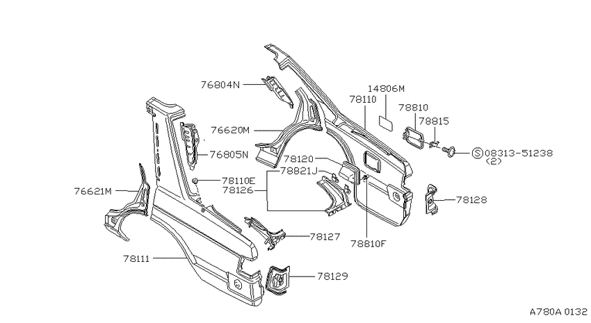 Rear fender & fitting