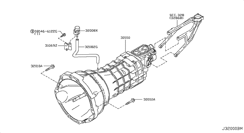 Manual transmission, transaxle & fitting
