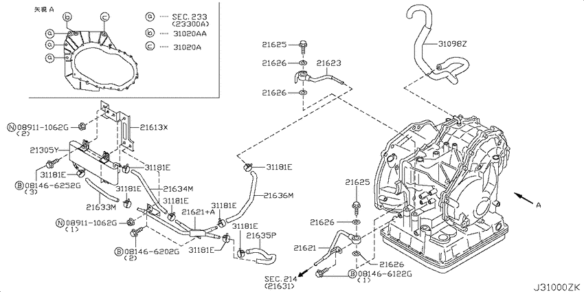 Auto transmission,transaxle & fitting