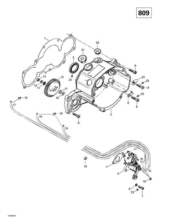 03- ignition housing oil pump