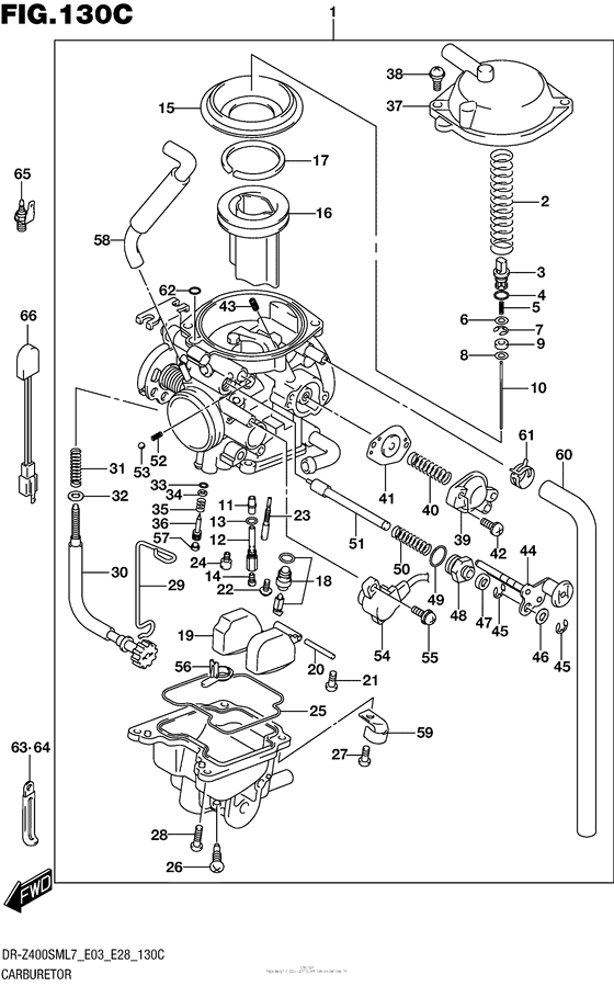 Carburetor (Dr-Z400Sml7 E33)