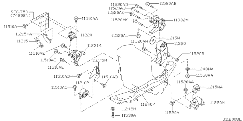 Engine & transmission   mounting