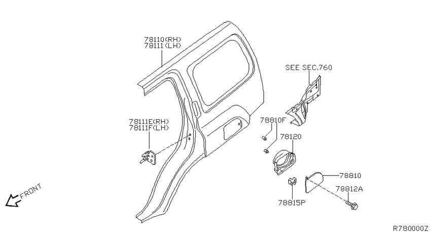 Rear fender & fitting