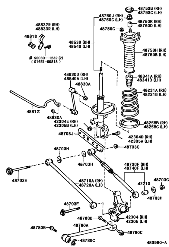 Rear Spring & Shock Absorber