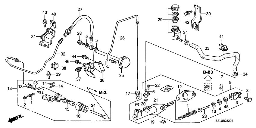 Clutch master cylinder