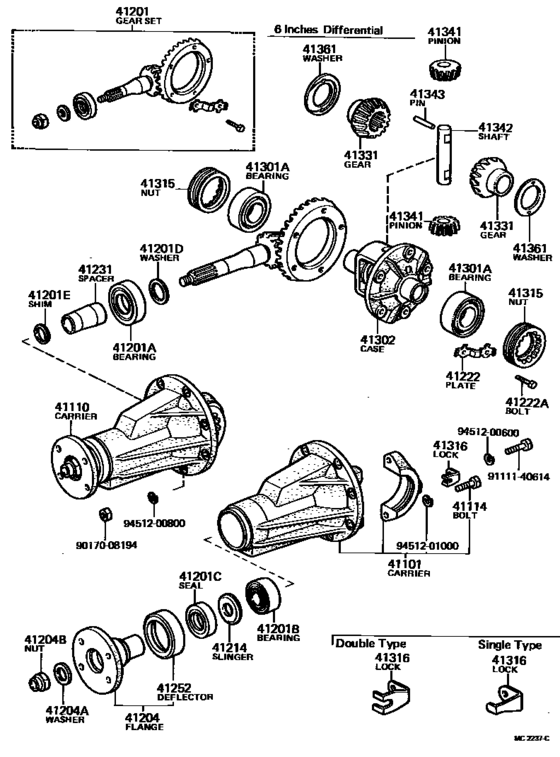 Rear Axle Housing & Differential