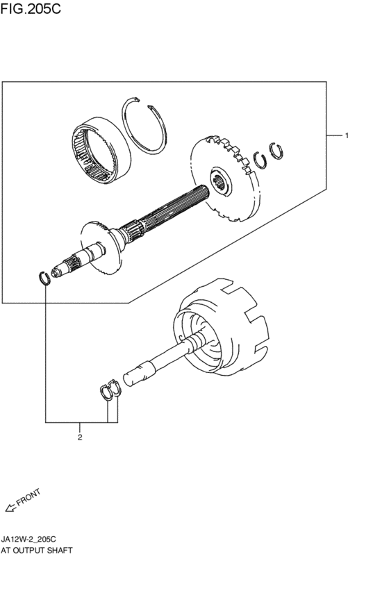 at - output shaft