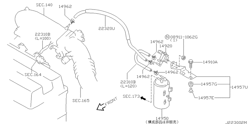 Vacuum piping