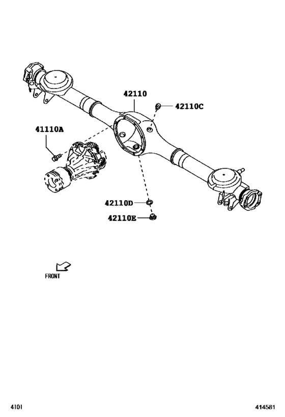 Rear Axle Housing & Differential