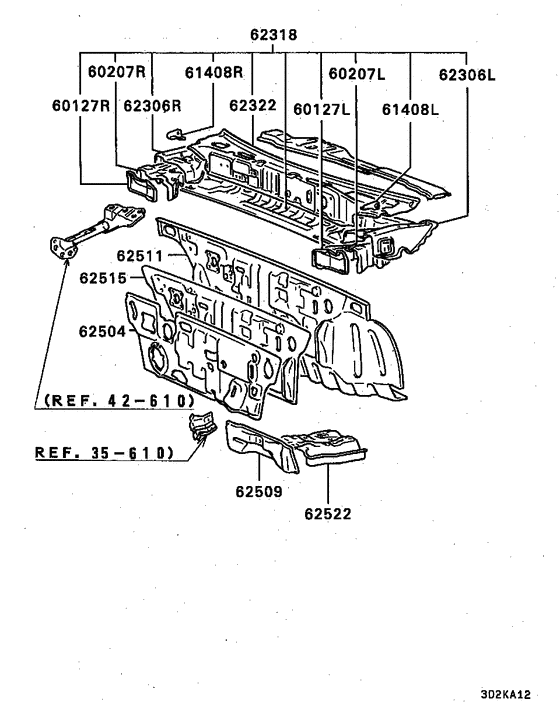 Front deck & insulator