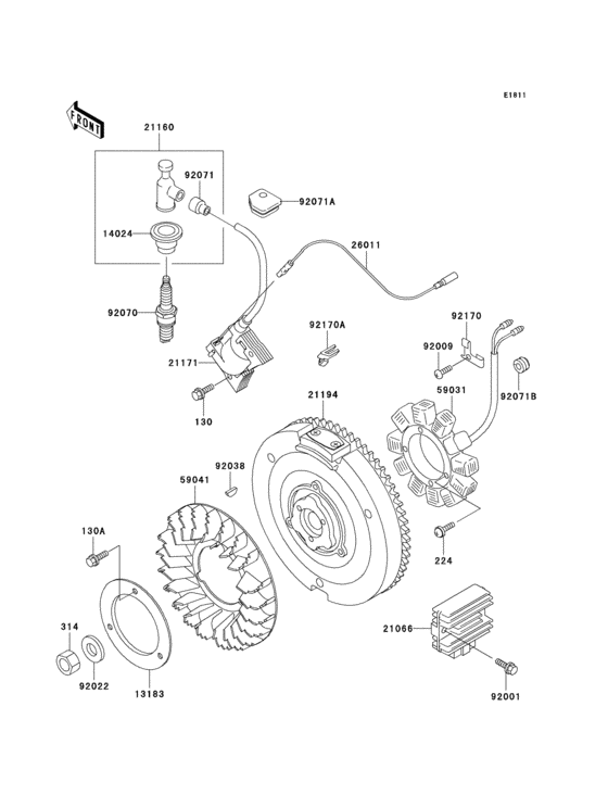 Generator/ignition coil
