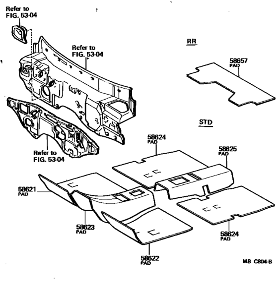 Dash Silencer Board & Floor Silencer Pad