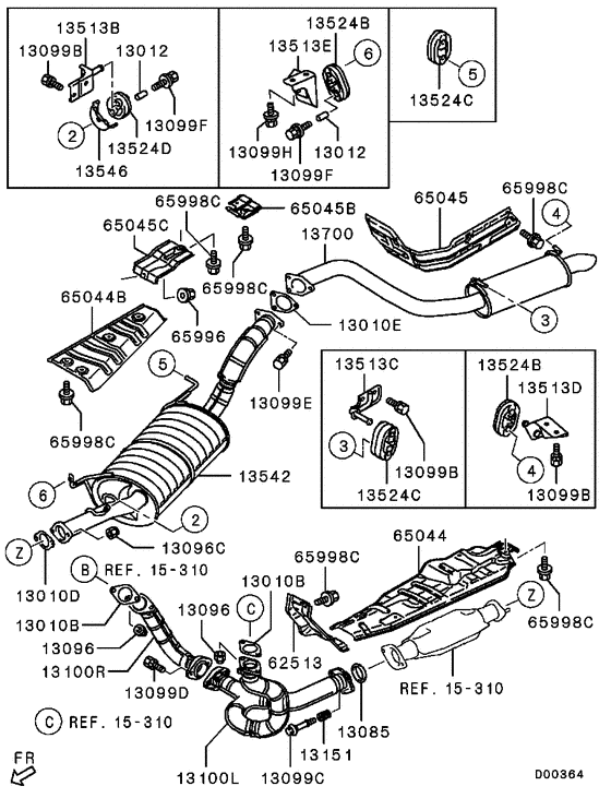 Exhaust pipe & muffler