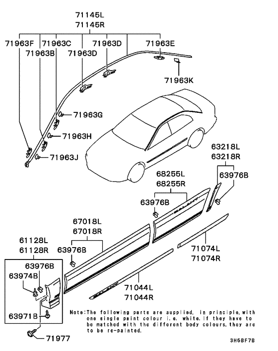 Side garnish & moulding