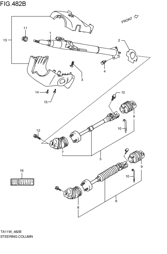 steering column