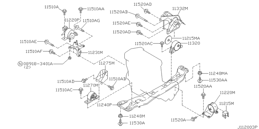 Engine & transmission   mounting