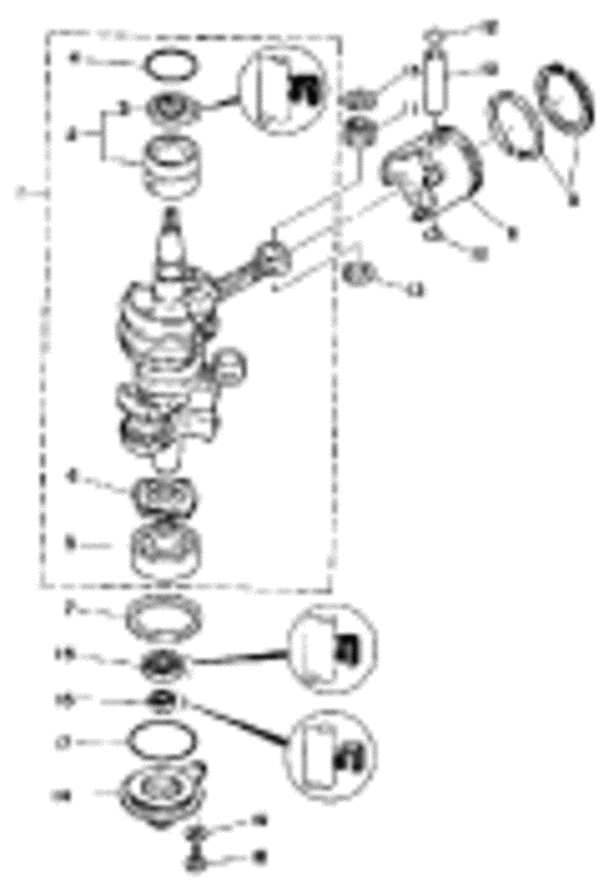 Crank piston