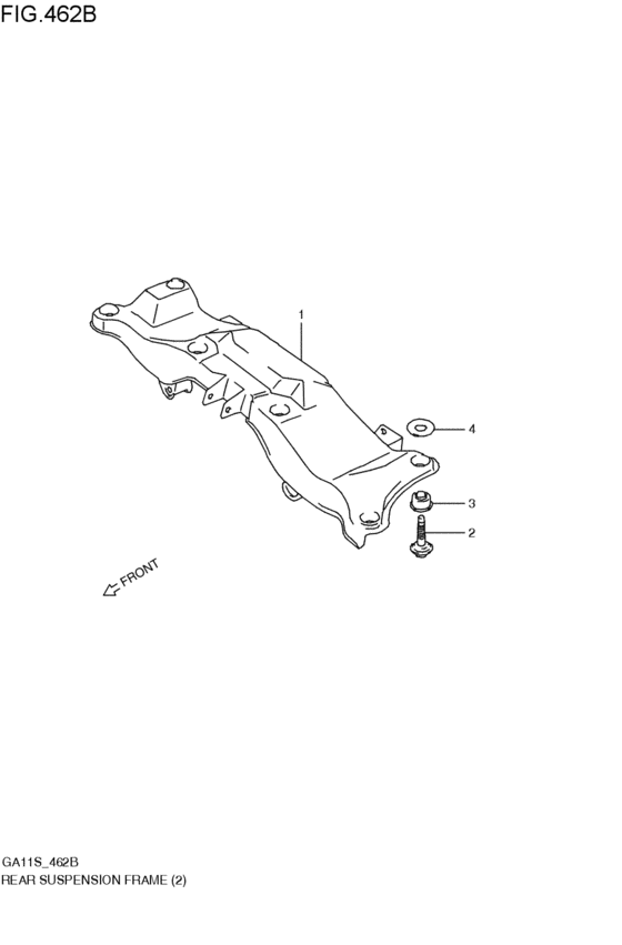 リヤサスペンションフレ - ム