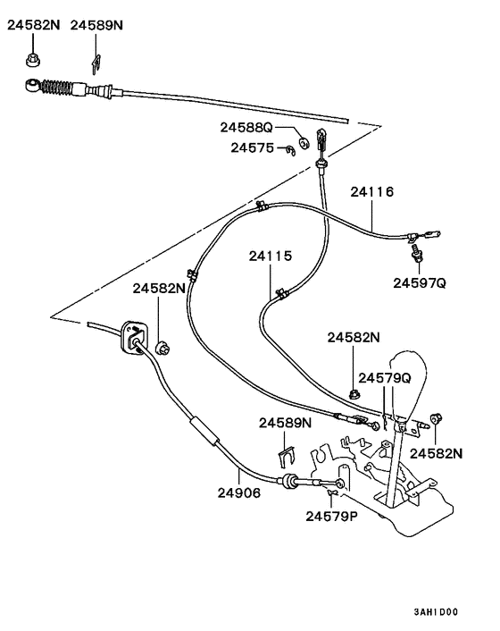 A/t floor shift linkage