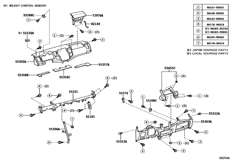 Instrument Panel & Glove Compartment